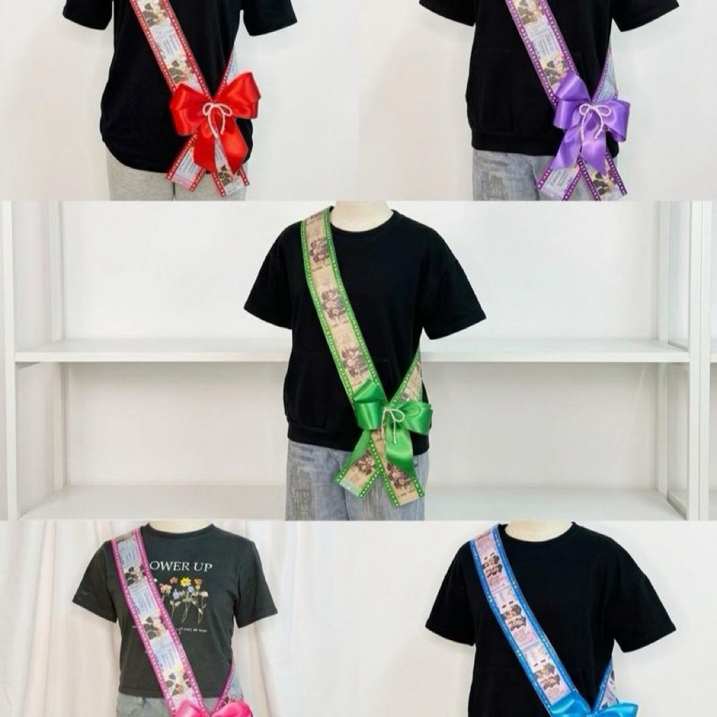 [พร้อมส่ง] สายสะพายธนบัตร มินิมอลพรีเมียม (มีสล็อตใส่เงิน) สายสะพายปัจฉิม ของขวัญรับปริญญา วันเกิด นิทรรศการ