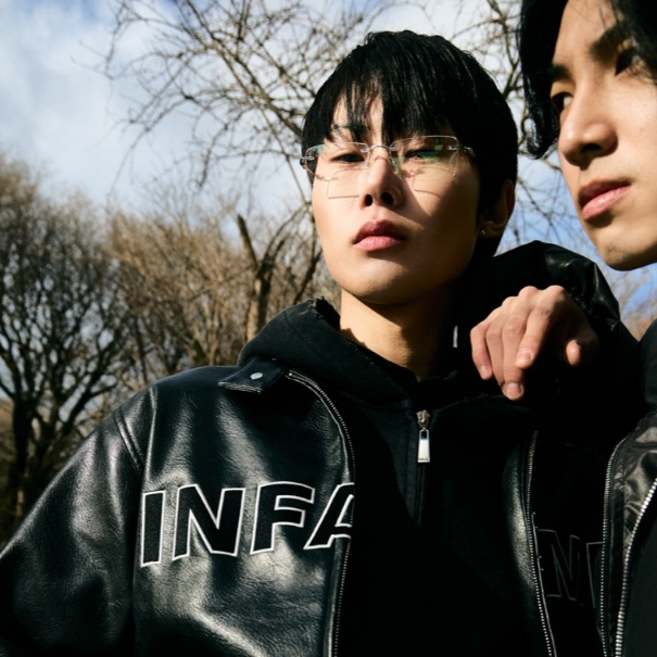 [Ready Stock] Leather Streetwear Biker Jacket INFAME L'INF Biker Jacket