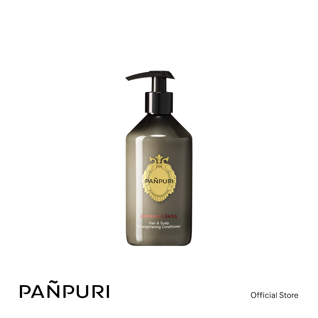 PANPURI Hair Conditioner 330 ml ปัญญ์ปุริ ครีมนวดผม ฟื้นฟูเส้นผม บำรุงเส้นผมและหนังศีรษะให้แข็งแรง