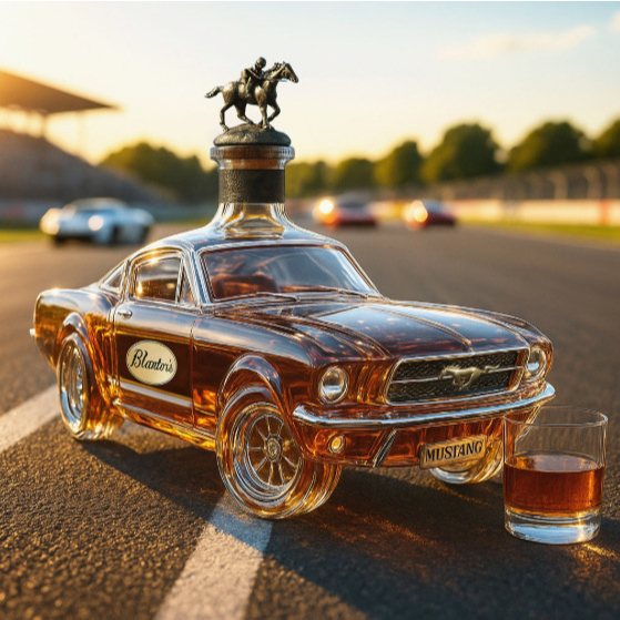 Car Whiskey Bottle ขวดแก้ว ขวดเหล้า ขวดใส ขวดสุราพรีเมี่ยม ขนาด ของประดับตกแต่งบ้าน