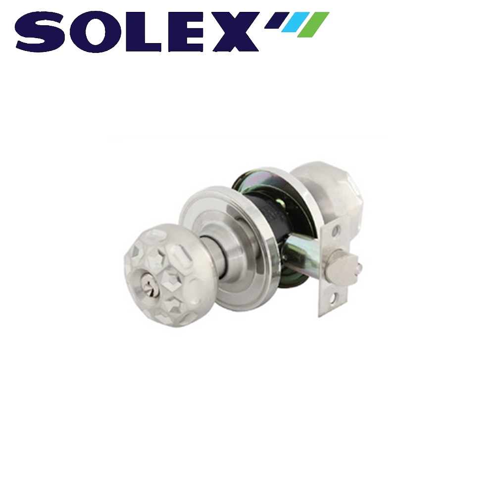 SOLEX ลูกบิดประตู No.9850 Satin Stainless Steel & Alloy