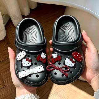 Hello Kittyเครื่องประดับรองเท้า ที่ติดรองเท้า เซ็ต ,ตัวการ์ตูนติดรองเท้า การ์ตูนน่ารัก DIY จิบ บิท