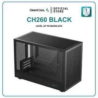 เคสคอมพิวเตอร์ DEEPCOOL - PC CASE M-ATX CH260 / CH260 WHITE รับประกันสินค้า 1 ปี