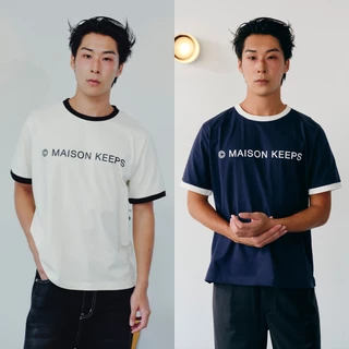 maison KEEPS | The Everyday Mark Logo Ringer Tee | เสื้อยืดผู้ชาย สกรีนโลโก้ Mark