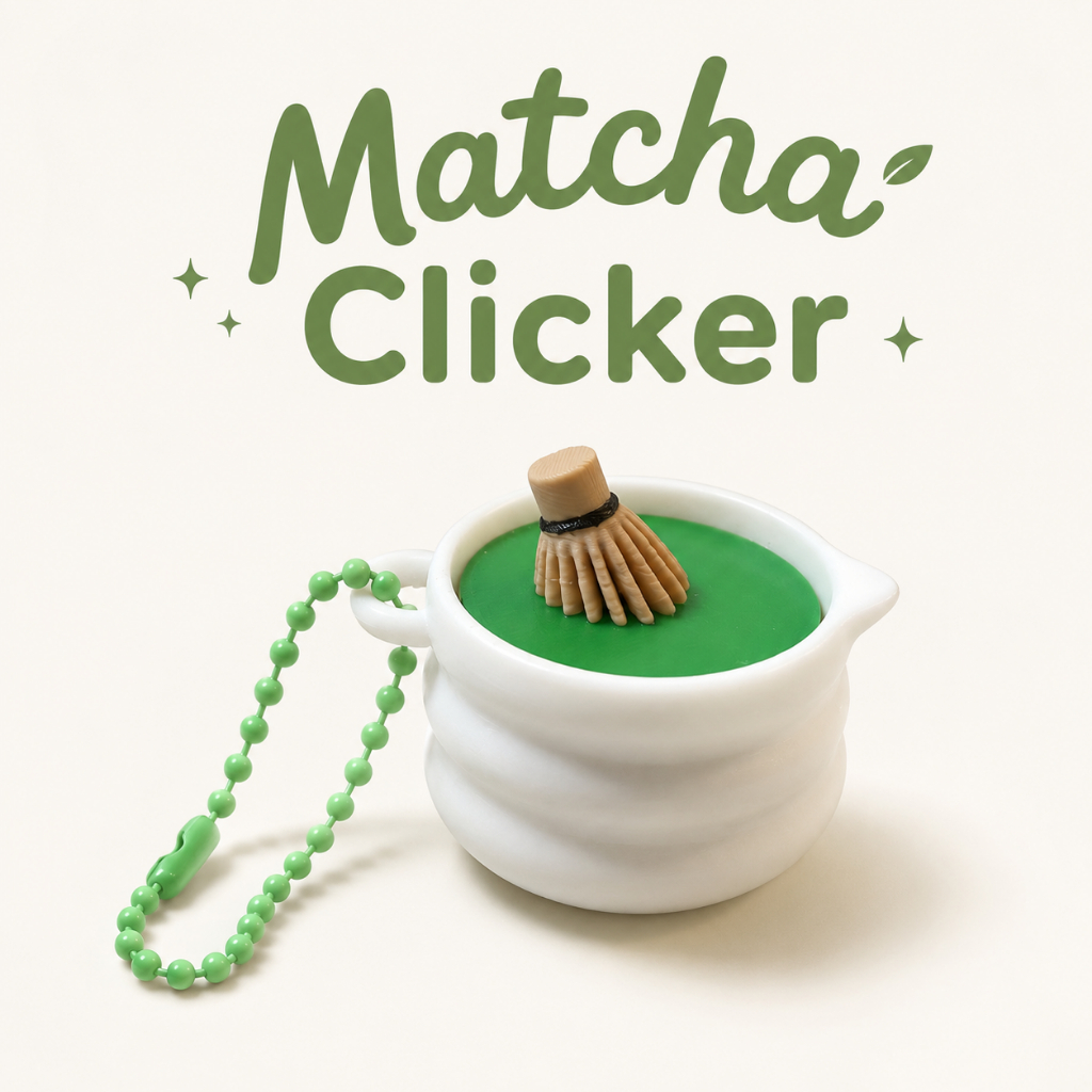Matcha Clicker พวงกุญแจมัทฉะคลิกได้มีเสียงคลิกสุดฟิน