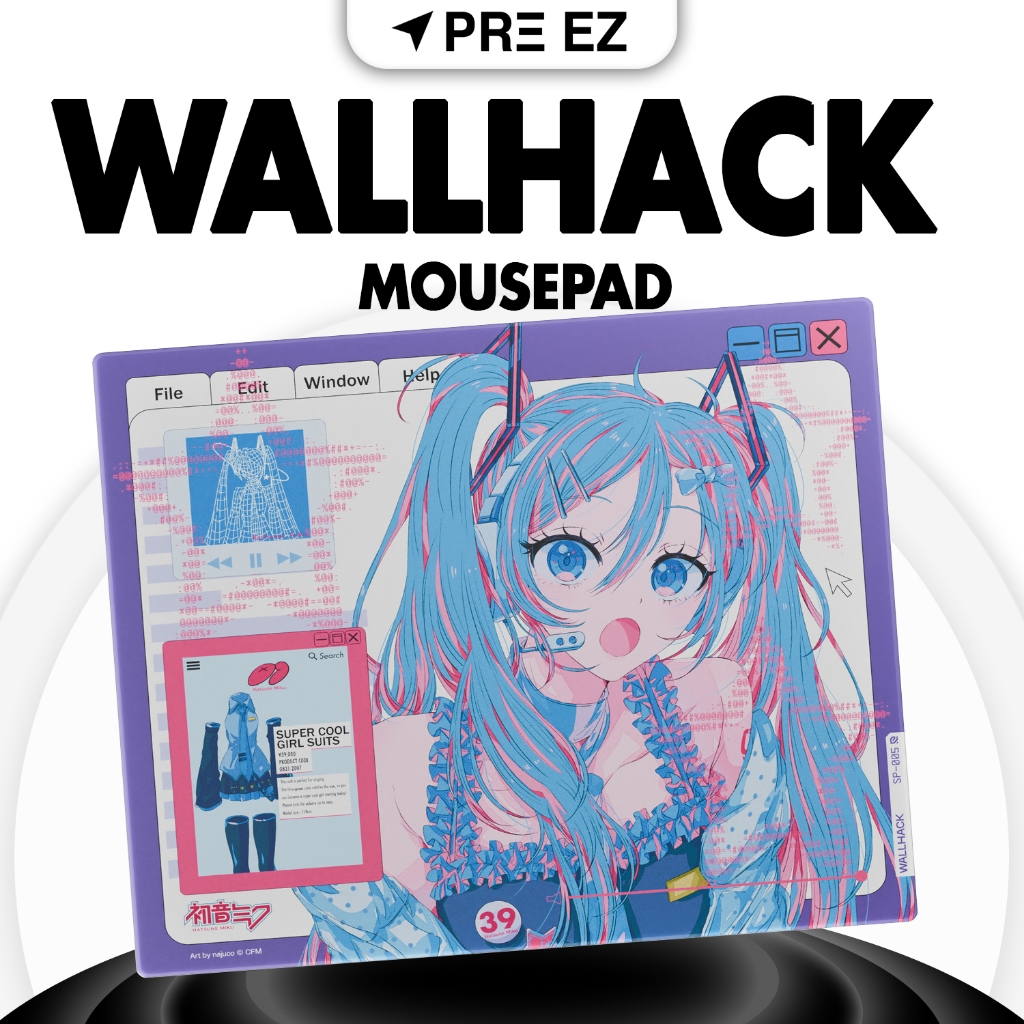พร้อมส่ง | Wallhack SP-005 Miku OS