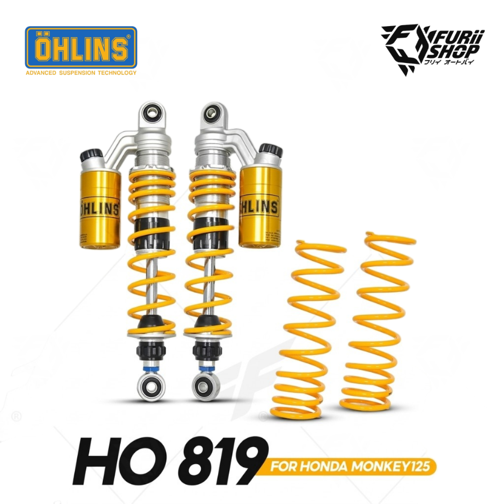 โช้คหลัง Ohlins HO 819 สำหรับ ฮอนด้า Honda MONKEY ปี 2018-2025