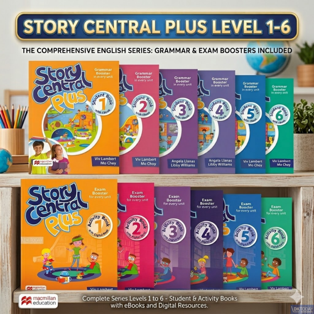 DKTODAY หนังสือ STORY CENTRAL PLUS  LEVEL 1-6