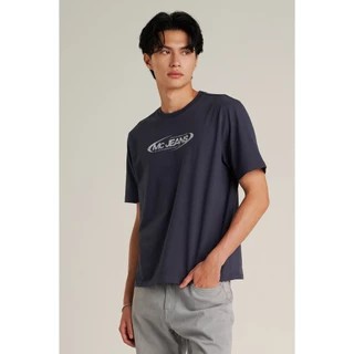 Mc JEANS (แม็คยีนส์) เสื้อยืดผู้ชาย เสื้อยืดแขนสั้น ทรงเรกูลาร์ Regular Fit T-Shirt มีให้เลือก 4 สี MTSZD65