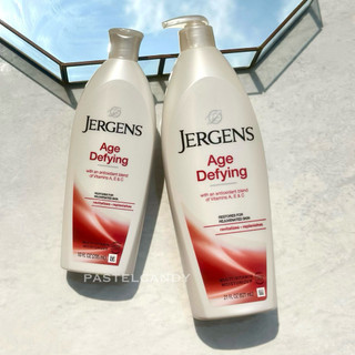 ฉลากไทย🔥แท้💯% เจอร์เกนส์ เอจ ดีฟายอิ้ง มัลติ-วิตามิน มอยส์เจอไรเซอร์ JERGENS AGE DEFYING MULTI-VITAMIN MOISTURIZER 621ml