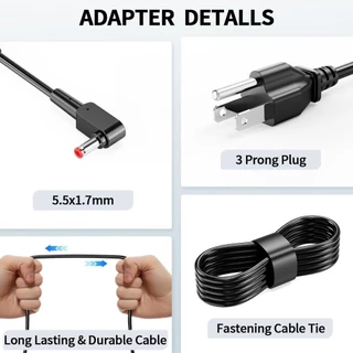 ใช้ได้กับ Acer Adapter Predator Helios 300 PH315-51, G3-571, G3-571 / Nitro 5 AN515-45, AN515-57 180w 5.5 Acer Adapter