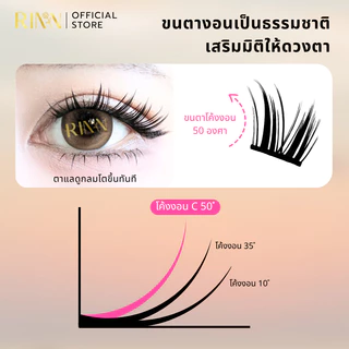 RINN[รุ่นใหม่]ขนตาปลอมมีกาวในตัวกาวดำ BLACK EDITION เส้นขนตาไมโครไฟเบอร์จากเยอรมนี นุ่ม เบา ไม่ต้องกรีดอายไลเนอร์