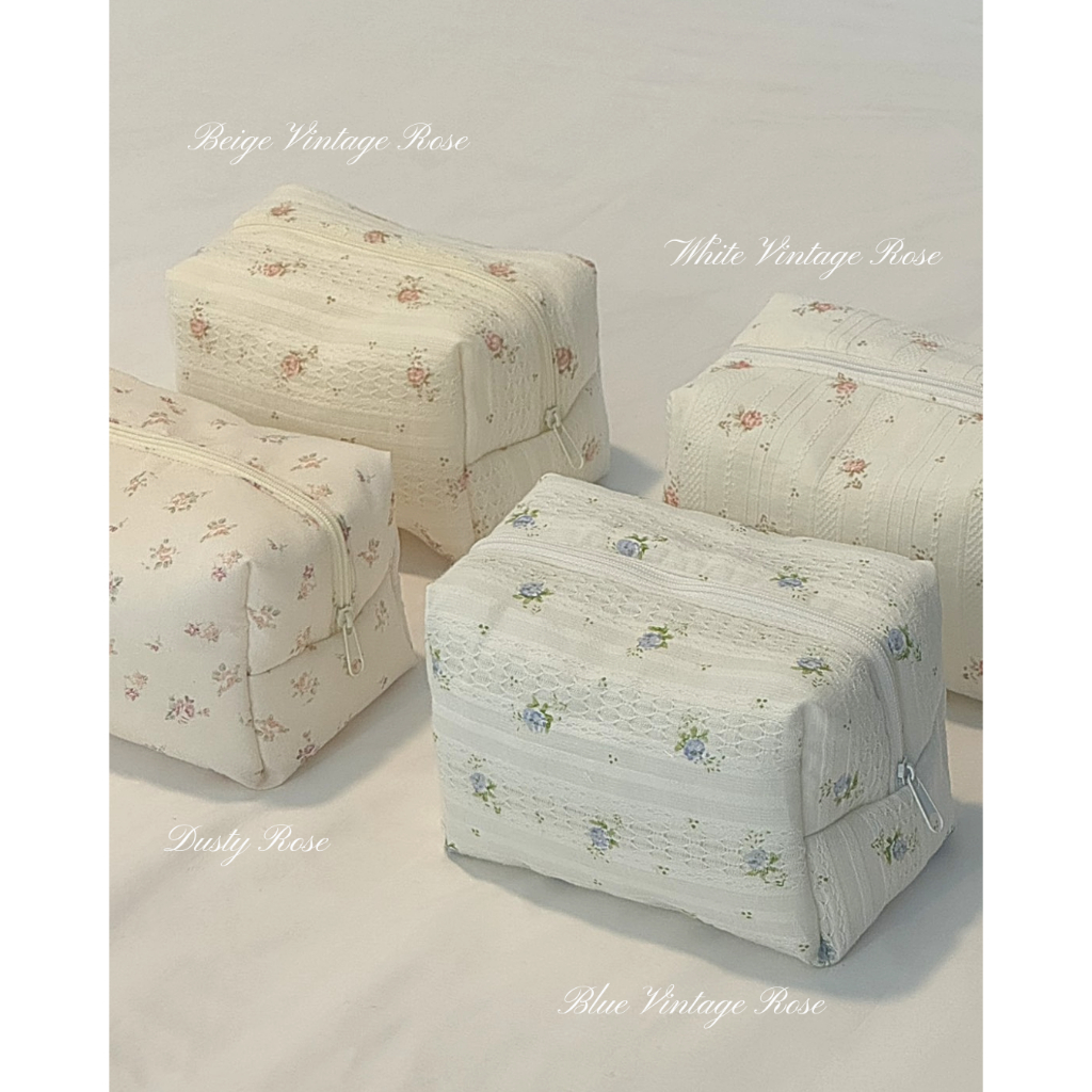 grandmamade กระเป๋าเครื่องสำอางค์ cosmetic pouch