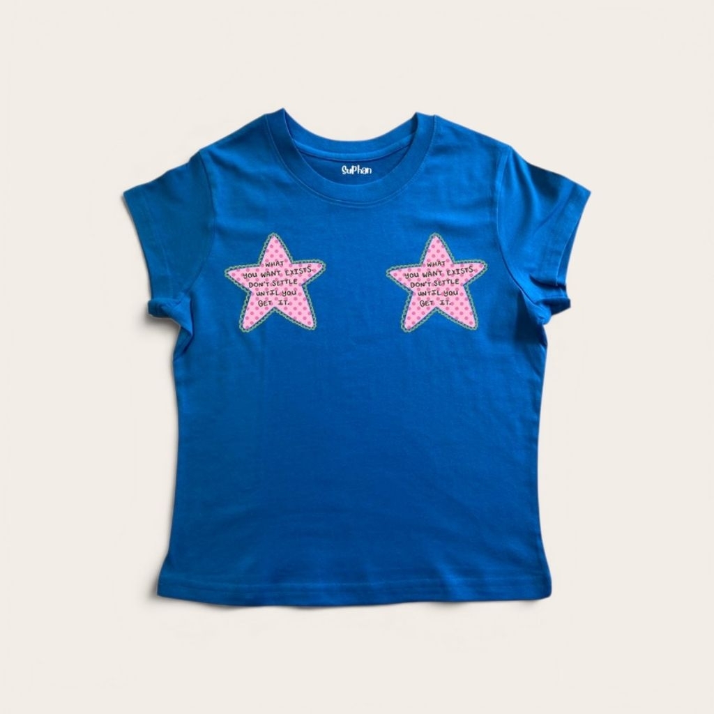 chicchi.cshop | เสื้อยืดbabytee ลาย starpink