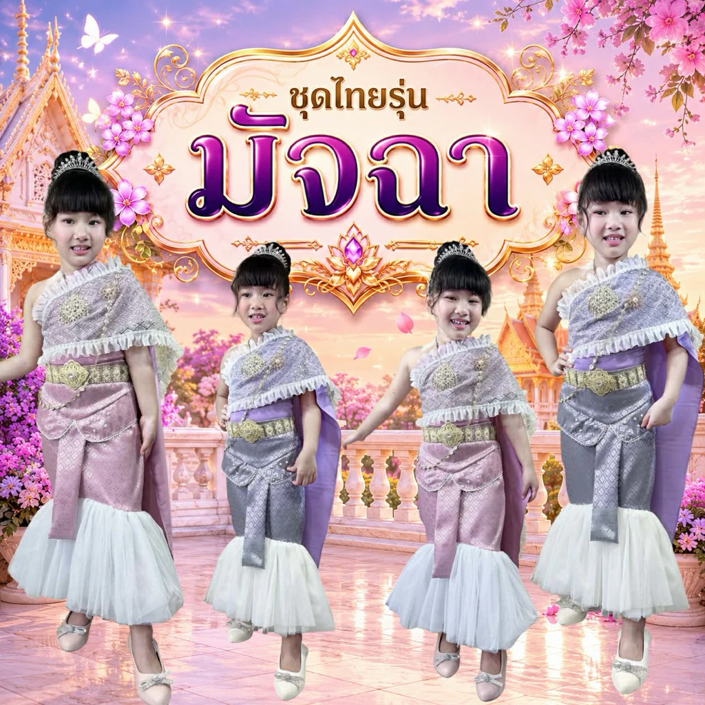 ชุดไทยเด็กหญิงรุ่นมัจฉา