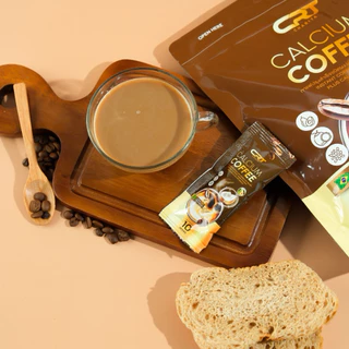 กาแฟแคลเซียม กาแฟป๋อ 1ห่อใหญ่ CRT Calcium Coffee กาแฟผสมแคลเซียม แคลเซียม