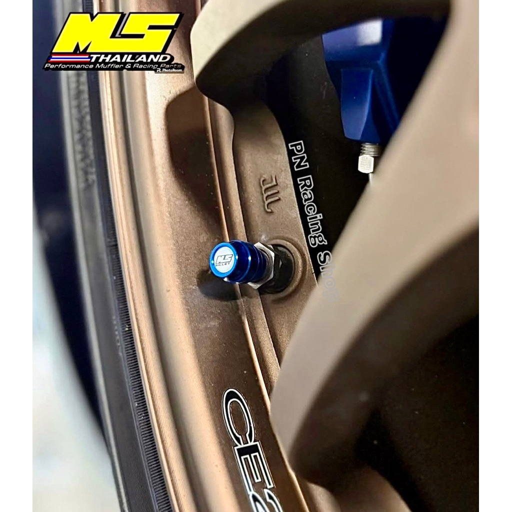 🌕จุ๊บลมยาง Billet เม้งซัง🔥MS Thailand 🔧งานอลูมิเนียม 1 ชุด มี 4 ชิ้น🇹🇭