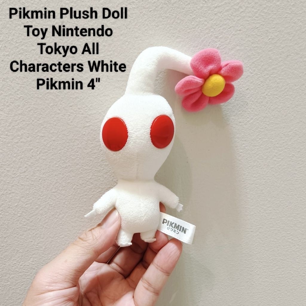 #ตุ๊กตา #Nintendo Pikmin Plush Doll Toy Tokyo All Characters White Pikmin 4" #งานแรร์ #งานแปลก #หายา