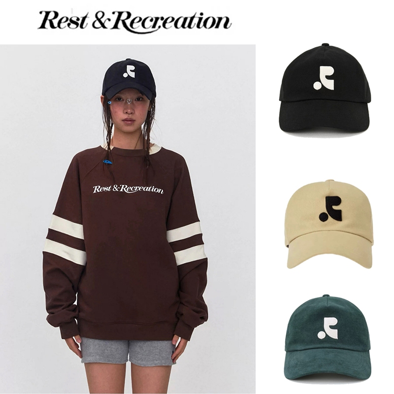 [แท้] หมวกREST&RECREATION - RR LOGO COTTON BALL CAP[จัดส่งภายใน 24 ชั่วโมง]