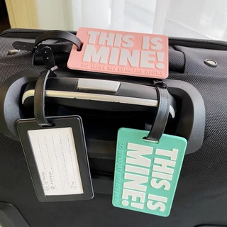 [ใช้2โค้ดส่งฟรี+ลดเพิ่ม] ส่งจากไทย 60 ลาย! ป้ายห้อยชื่อกระเป๋าเดินทาง luggage tag แท็กกระเป๋าลายการ์ตูน B017