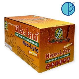 Neo-Lyte Electrolyte Beverage นีโอ-ไลต์ กลิ่นส้ม เครื่องดื่มเกลือแร่ชนิดผง (ขนาดบรรจุ 25 ซอง/กล่อง)