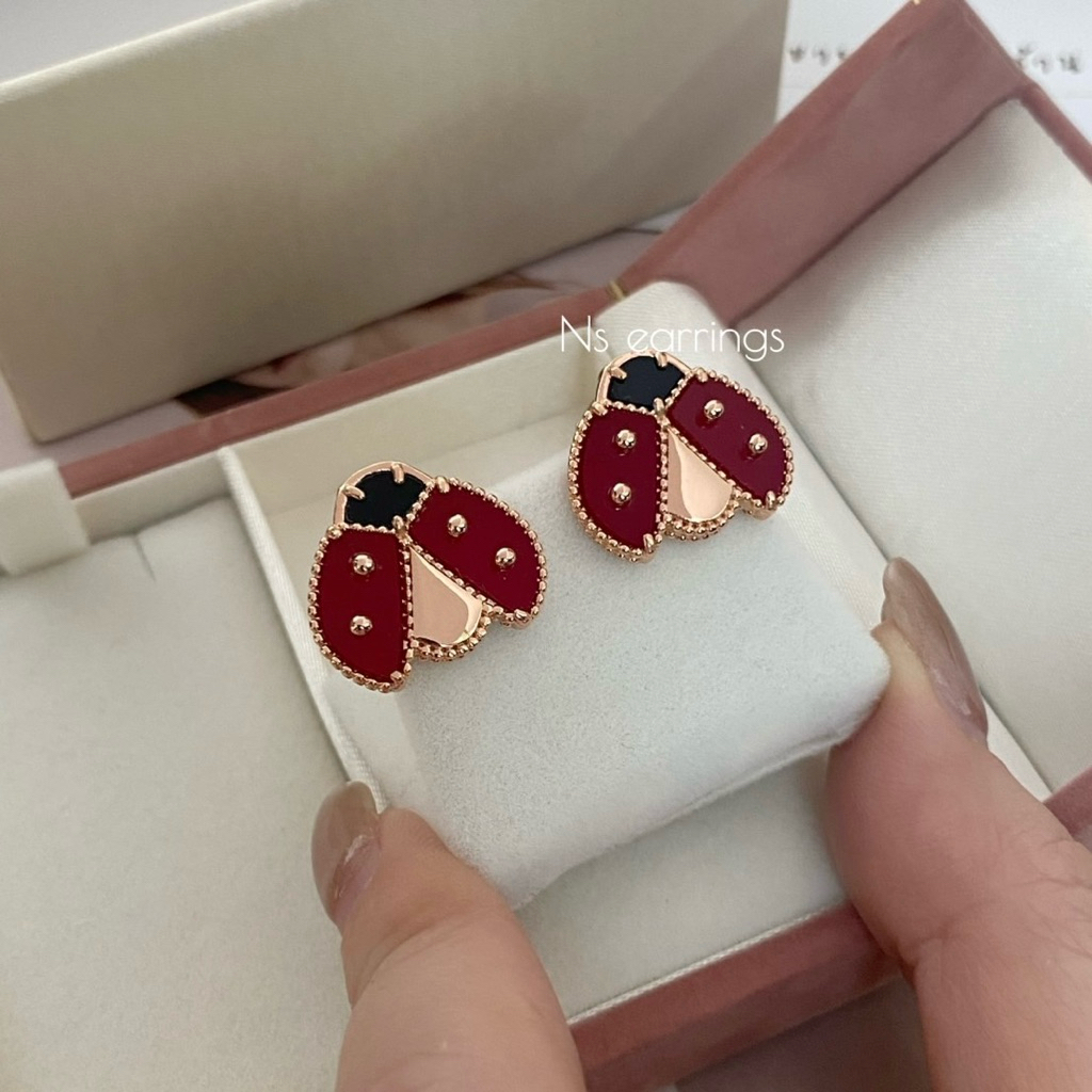 NS.EARRINGS | NS91L - Ladybug Earrings