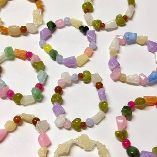 Piing me Bracelet | กำไลข้อมือลูกปัดหินเทียม (เอ็นยืด) 3105202606