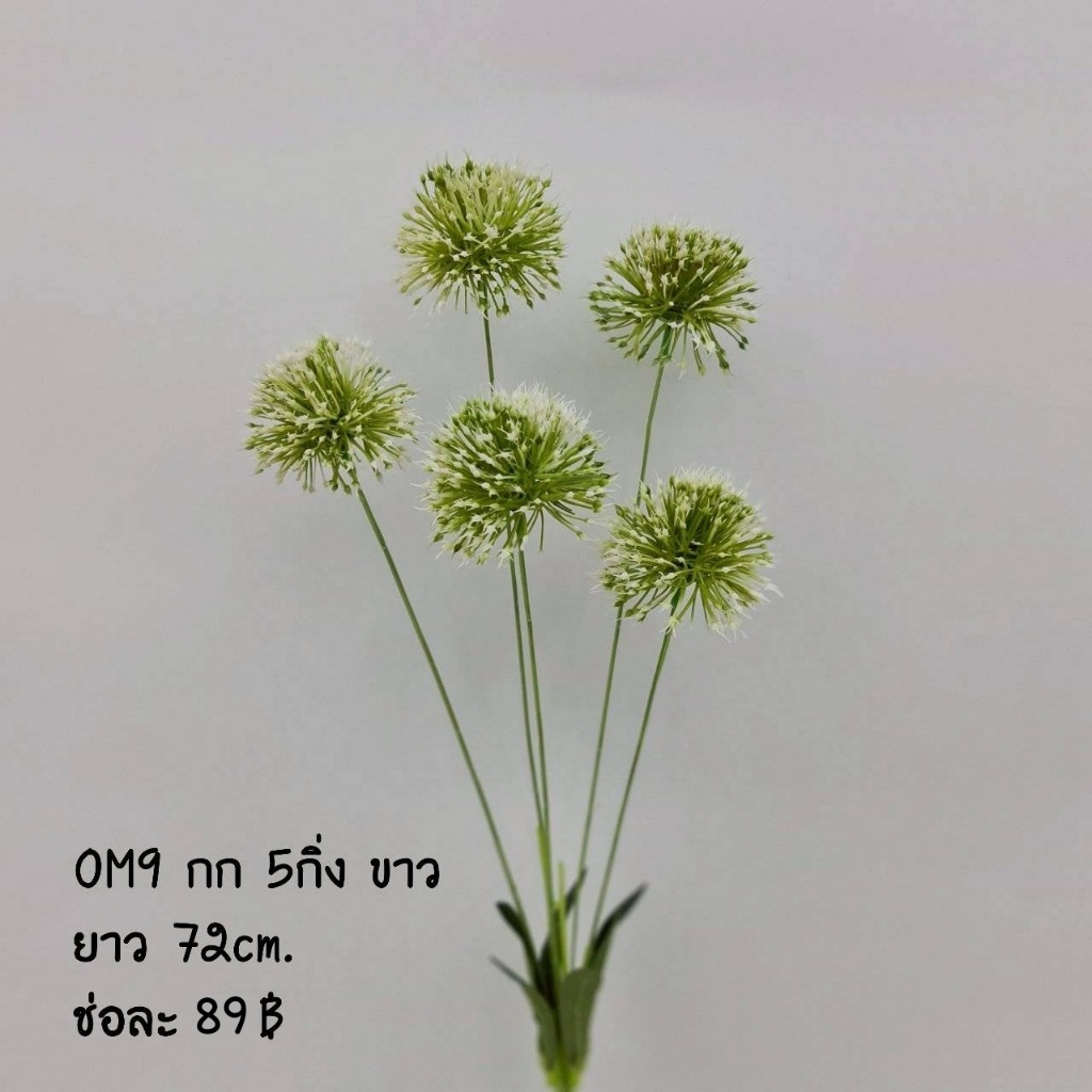 OM9 พร้อมส่ง ดอกไม้ปลอม แดนดิไลอ้อน ก้าน5กิ่ง สูง 72 ซม. ตกแต่งได้ทั้งภายนอกและในอาคาร