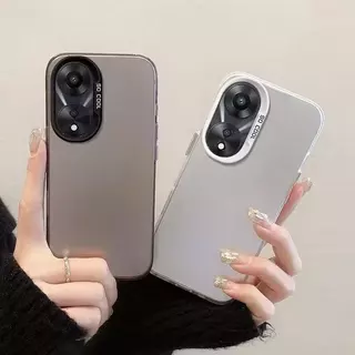 เคส ผิวด้าน IMD ใช้สำหรับ Oppo A18 A38 A78 A58 4G A60 กันกระแทก