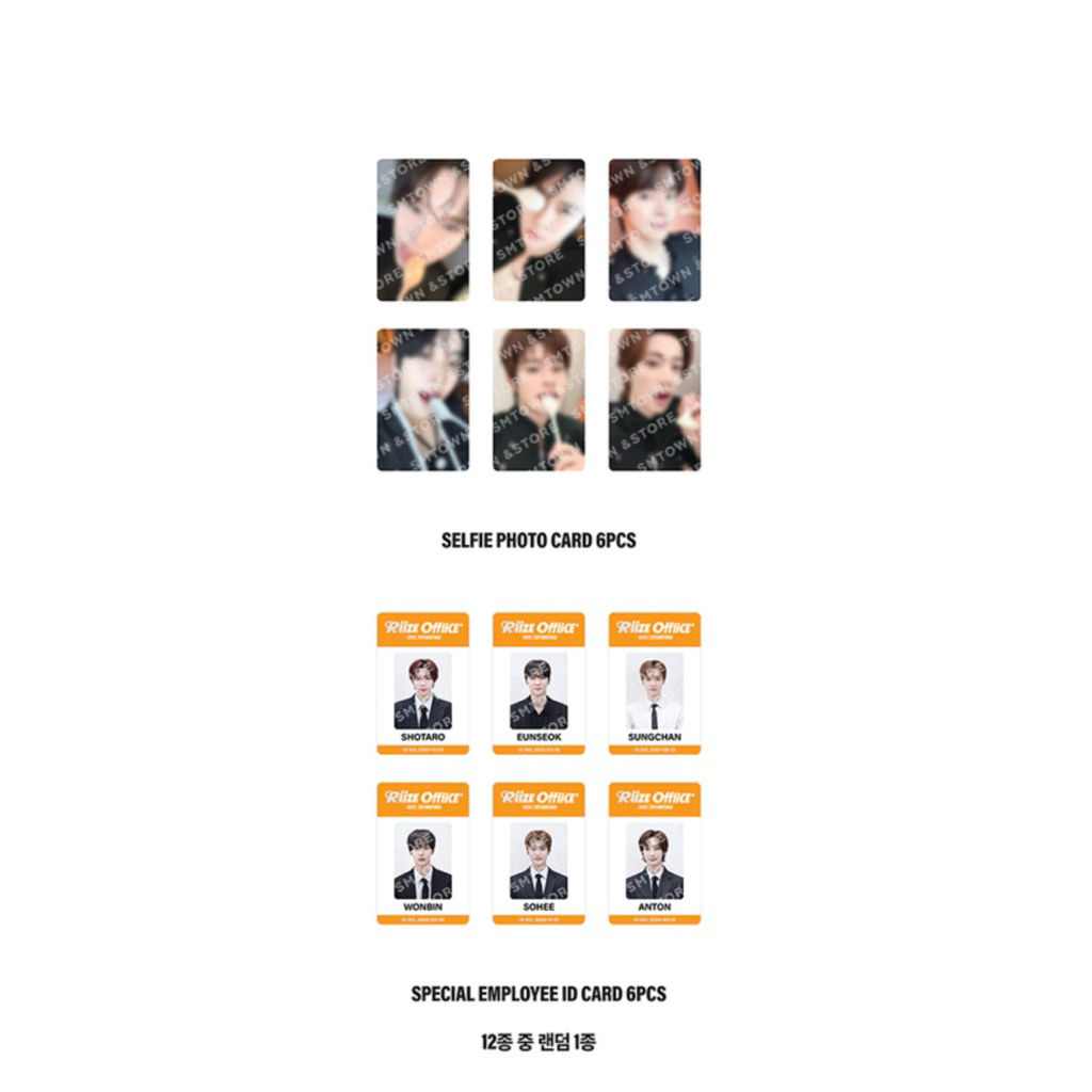 ตะกร้าK.ABC❌ FORTUNE SCRATCH CARD - RIIZE 1000 DAYS FAN PARTY [RIIZE OFFIICE] MD