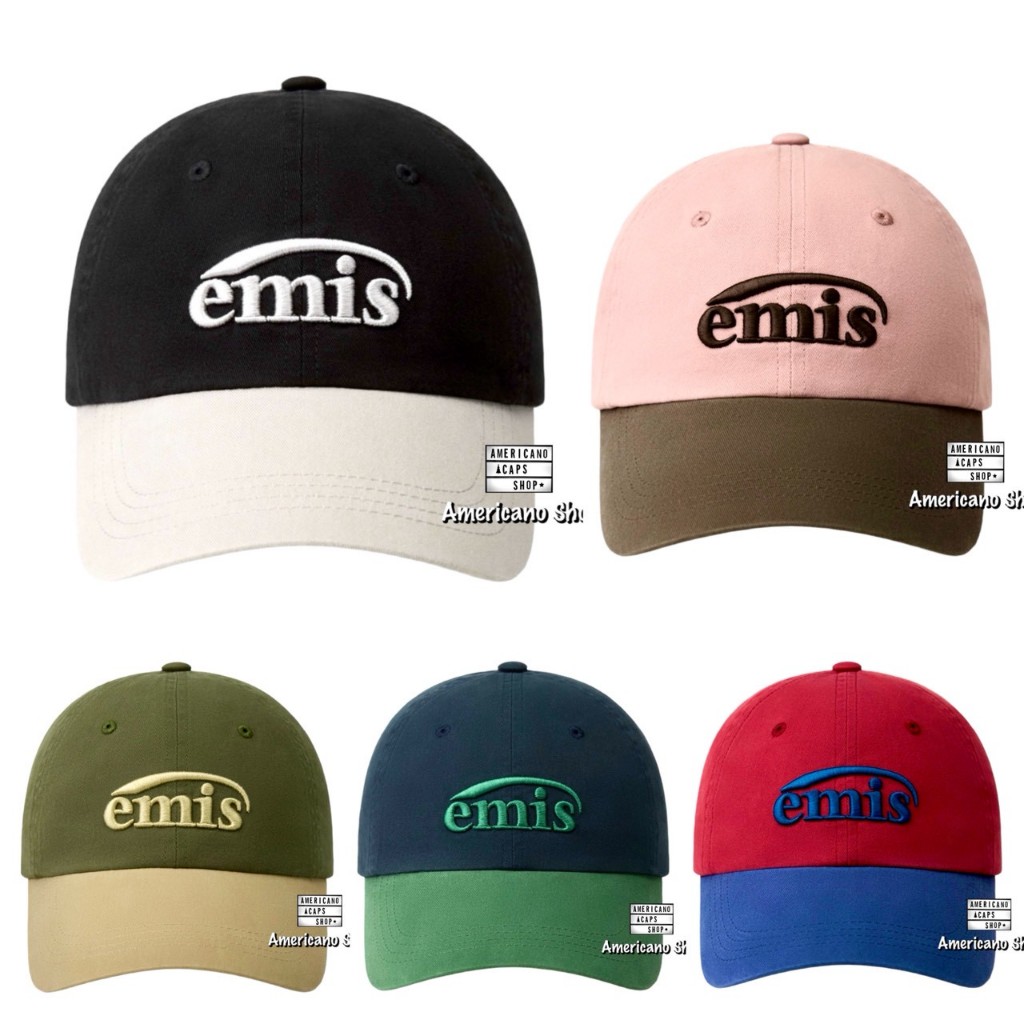 หมวกแก๊ป E1 Cap ทูโทน สไตล์เกาหลี ยอดฮิต มี 5 สี งานคุณภาพ 100% (ส่งจากไทย)
