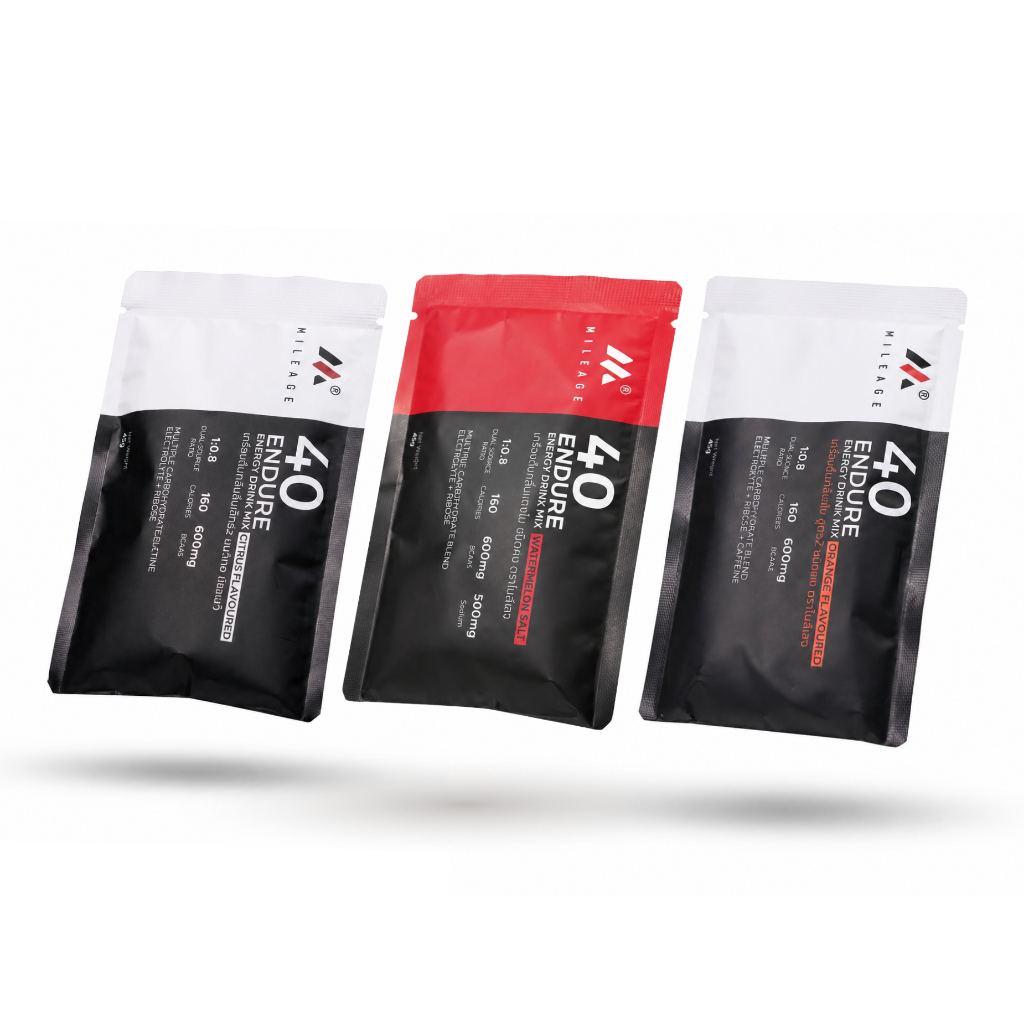 40ENDURE Mileage Energy Drink Mix ผงชงให้พลังงานและเกลือแร่ สำหรับเล่นกีฬา