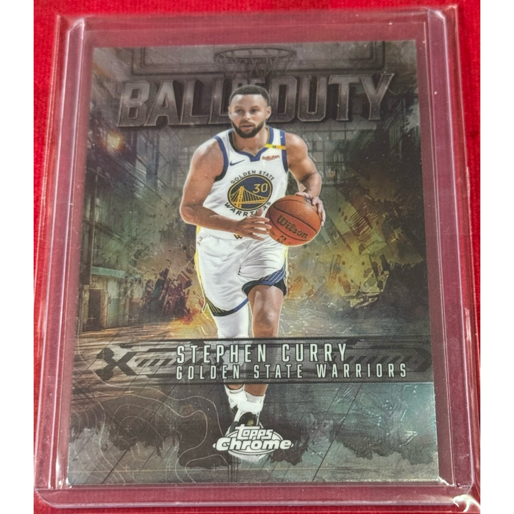 Topps 2025-26 Chrome Ball of Duty Stephen Curry #BD-9 Basketball Card