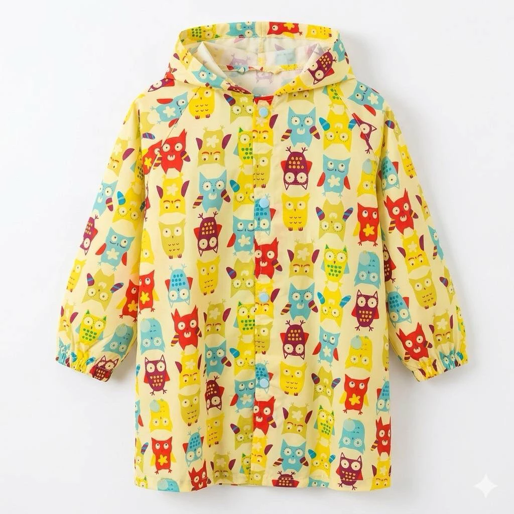 เสื้อกันฝนเด็ก สไตล์เกาหลี ลายน่ารัก พร้อมถุงเก็บ thumbnail 6
