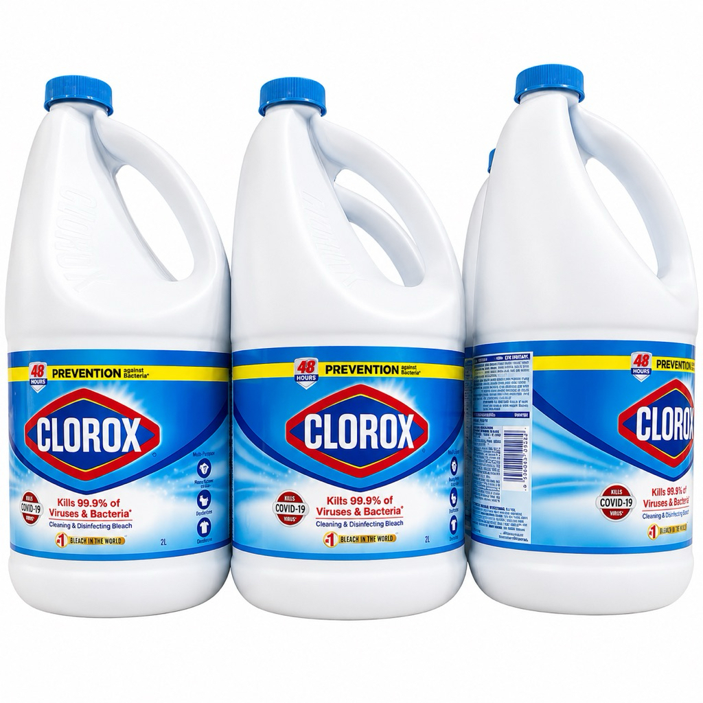 [1แกลลอน] Clorox น้ำยาฟอกขาวและฆ่าเชื้อ 2 ลิตร (จัดส่งภายใน3วัน)