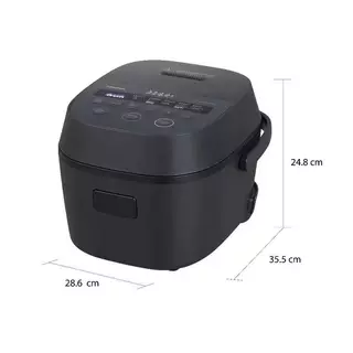 TOSHIBA หม้อหุงข้าว DIGITAL รุ่น RC-18DRVTH(H) ความจุ 1.8 ลิตร (สีดำ)