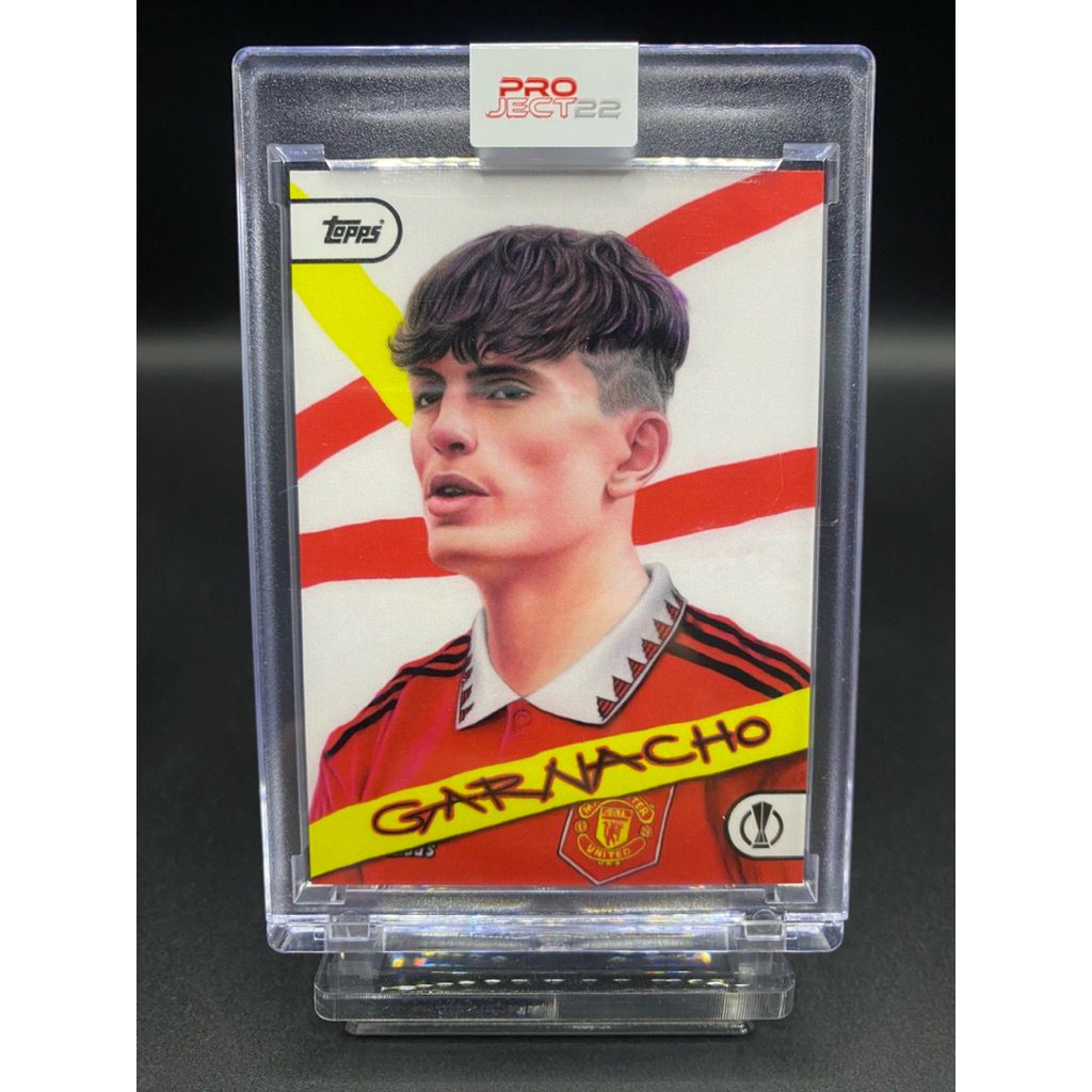 การ์ดฟุตบอล ⚽️ Alejandro Garnacho Project22 | Topps Project22 UEFA Europa League 🔴👹