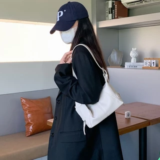 สุดฮิต✨กระเป๋าสะพายไหล่ หนัง PU แฟชั่น วินเทจ เท่สไตล์แฟชั่นสาว จุของได้เยอะ หลายโอกาส พร้อมส่ง.COD