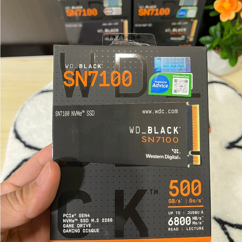 Lexar NM710 / WD BLACK SN7100 500GB SSD M.2 NVMe PCIe Gen4x4 2280  PC / Notebook New ประกัน 5ปี (อ่า