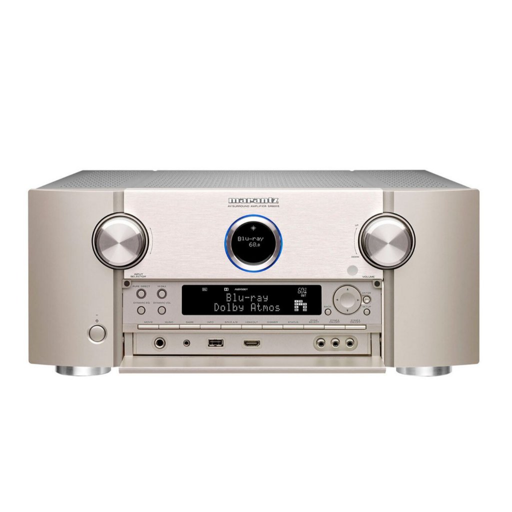 MARANTZ  SR8015 11.2ch 8K AV receiver  gold silver color