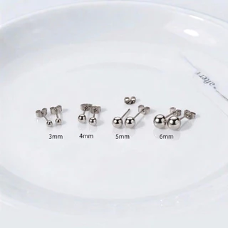 STUD(สำหรับคนแพ้ง่าย) ต่างหูหมุดมินิมอล สแตนเลสเกรดเครื่องมือแพทย์ (ราคา 1 คู่)