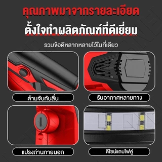 เครื่องขัดผนัง ด้ามจับสั้น 2580W มีไฟLED ชุดอุปกรณ์ครบ มอเตอร์ทองแดง ระบบเก็บฝุ่น แรงวัตต์ ขัดหยาบ ขัดมัน ขัดสี ลอกสี