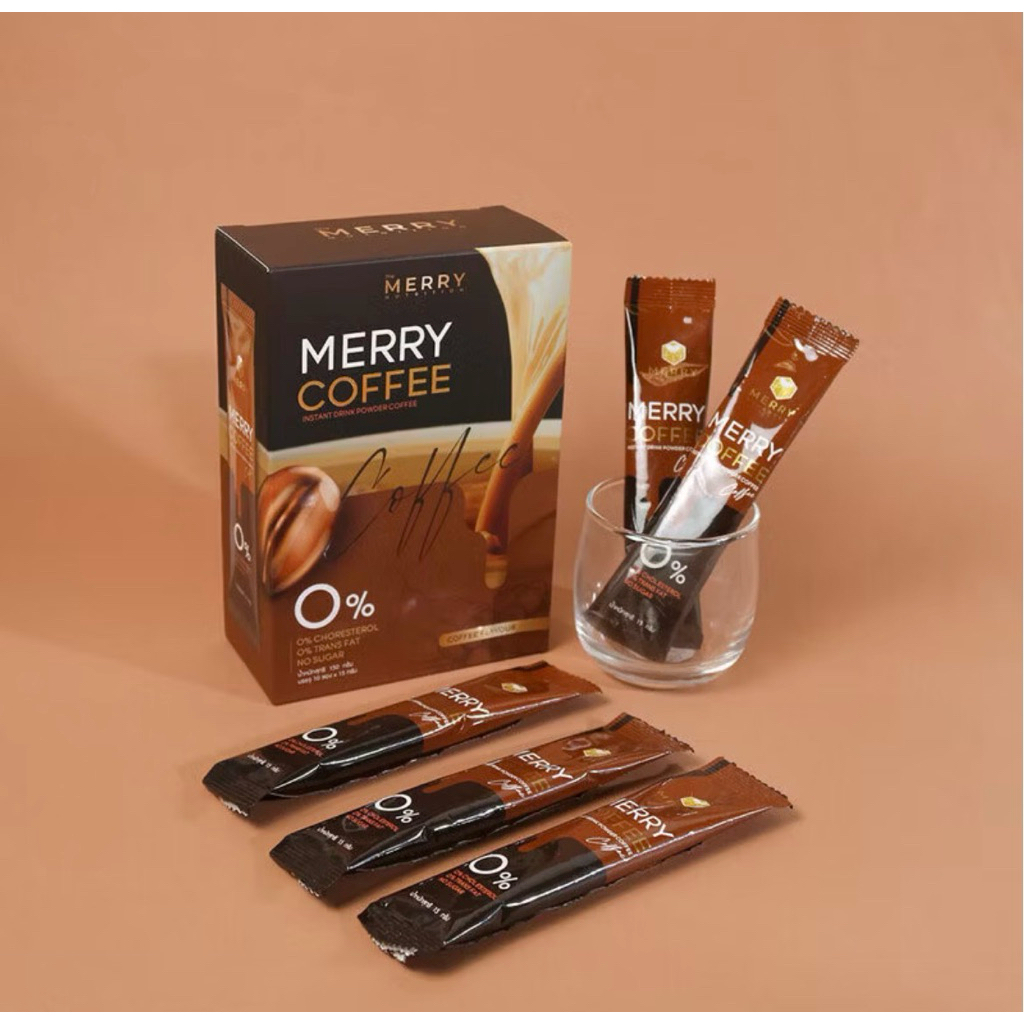 The Merry Coffee 150g เดอะเมอร์รี่ กาแฟสำเร็จรูป.