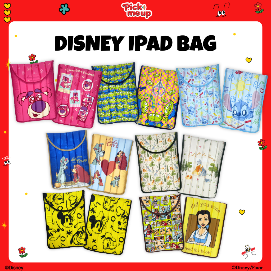 PickMeUp Ipad / Laptop Bag ลาย Disney Character ลิขสิทธิ์ Disney