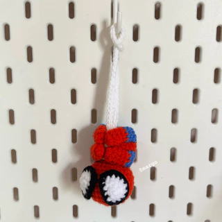 Spider-Man Keychain🕸️🕷️พวงกุญแจสไปเดอร์แมนไหมพรม🧶