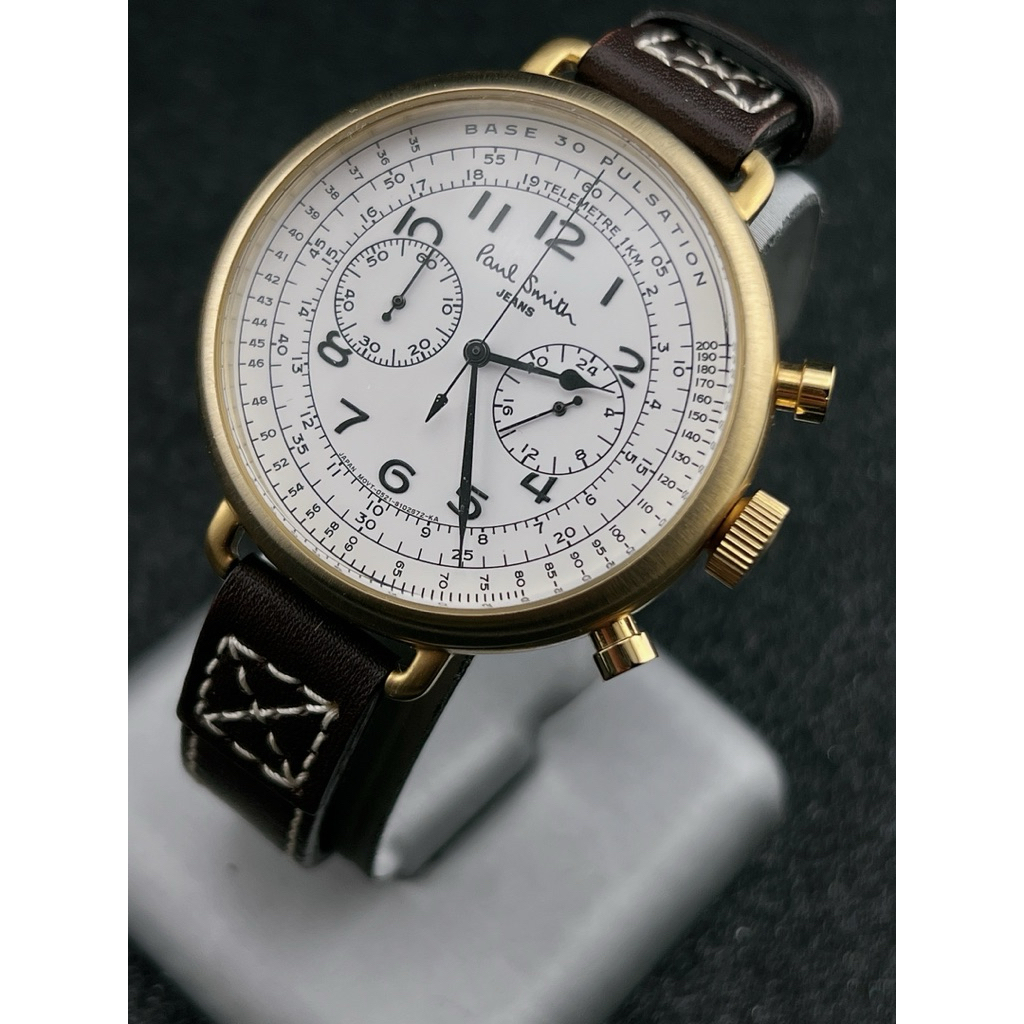 นาฬิกาวินเทจ Paul smith 🇬🇧 ⌚ Paul Smith Jeans Chronograph “Pulsation & Telemeter Dial” ✨ หายากมาก สภ