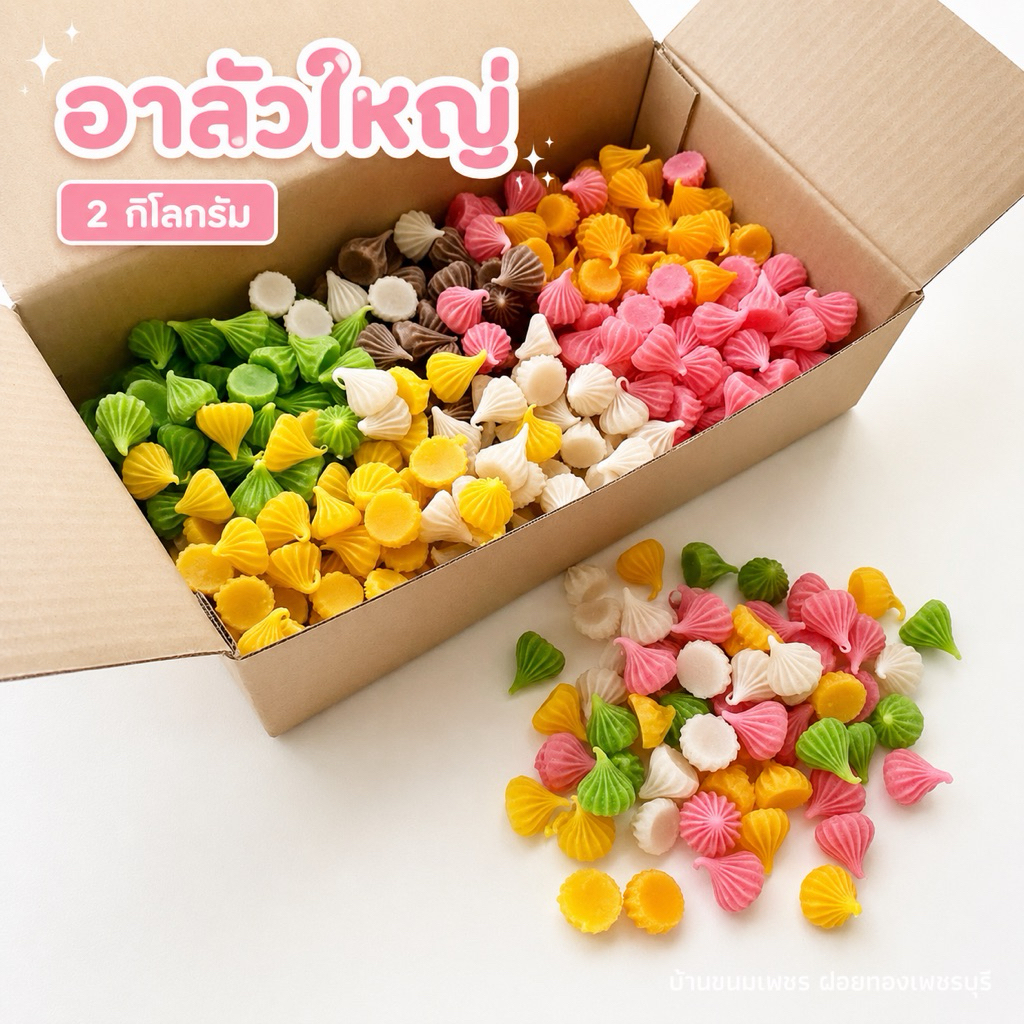 ยกลัง2กิโลอาลัวใหญ่อาลัวจิ๋ว