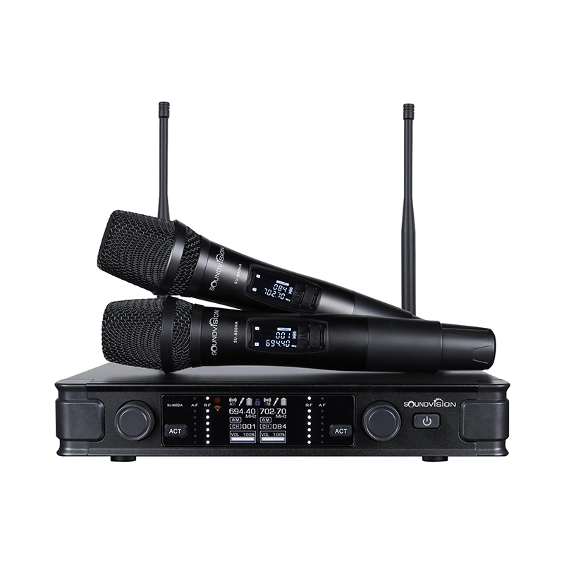 SOUNDVISION SU-850DA ชุดไมโครโฟนไร้สาย ระบบดิจิตอล ย่านความถี่ UHF ช่องความถี่ 168CH