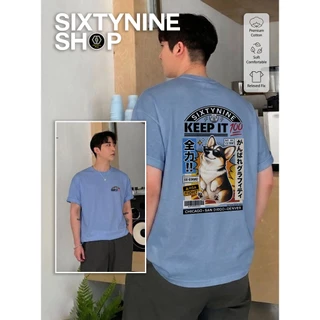 เสื้อยืดผ้าคอตตอน M-4XL พิมพ์ลาย " Corgi " พร้อมส่ง