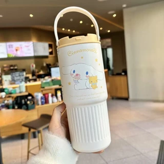 แก้ว Sanrio แก้วเก็บความเย็น งานสแตนเลส318 ปริมาณ850ml มีหูหิ้ว งานน่ารักตรงปก ส่งจากไทย